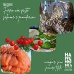 Scopri di più sull'articolo Farro risottato pesto, salmone e pomodorini