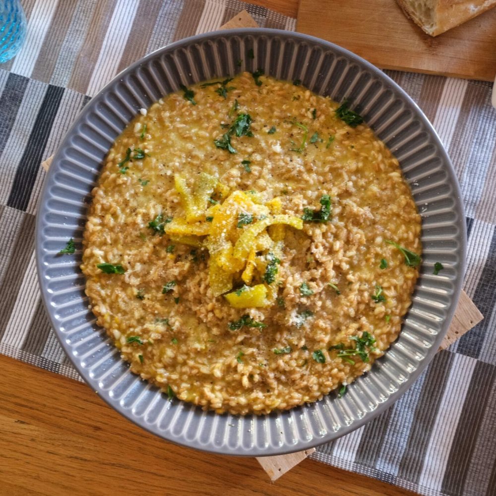 FARRO RISOTTATO PEPERONI CREMA